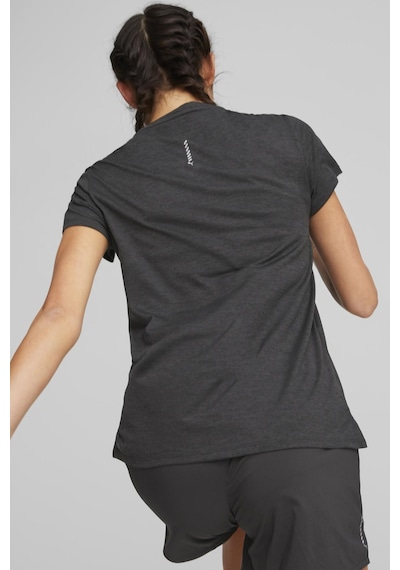 Puma Run Favorıte Heather Ss T Siyah Kadın Kısa Kol T Shirt Siyah