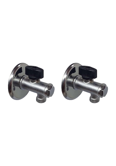 Aqua Bagno Basic Filitreli Ara Musluk 1/2-3/8-2 Li Set Krom