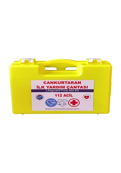 Cankurtaran İlk Yardım Çantası Pvc Yönetmeliğe Uygun Sarı