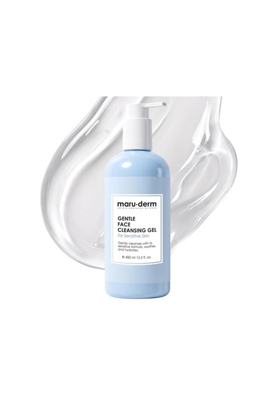 Maruderm Hassas Ve Atopik Ciltler İçin Yüz Yıkama Jeli Nazik Arındırıcı Nem Destekli Temizleyici, Papatya & Aloe Vera İle, 400 Ml