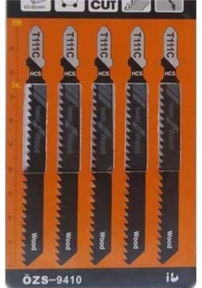 Dekupaj Testere Ucu 5'li Set Ahşap Kesici T111c