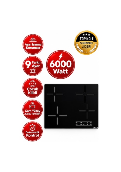 Alveus AFM Serisi Vg-2 Dijital Elektr. Vitroseramik Antrasit-Gri Ankastre Set Fırın + Siyah Ocak + Davlumbaz