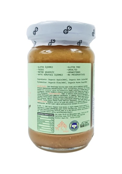 OG natural Organik Hurmalı Elma Püresi 105 Gr +6 Ay