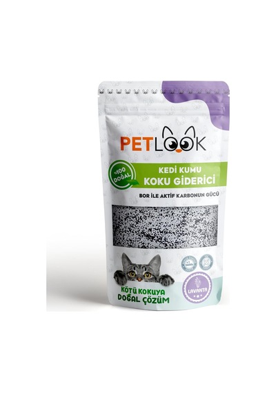 Tr Kedi Kumu Koku Giderici Aktif Karbon Katkılı Kokusuz 300 Gr Lavanta