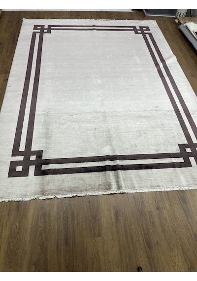 Dıamond Viskon Makina Halısı Brown 200x300 Diğer