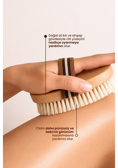 Vepa Doğal At Kılı Selülit Fırçası, Kuru Fırçalama, Antı-cellulıte Brush Diğer