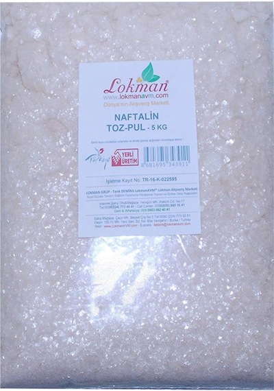 Naftalin Tozu Pul 5 Kg Paket Çok Renkli