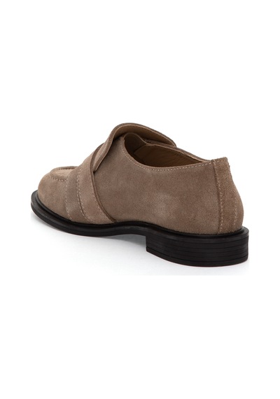 U.S. Polo Assn. Kadın Bej Süet Loafer 50315247-VR011