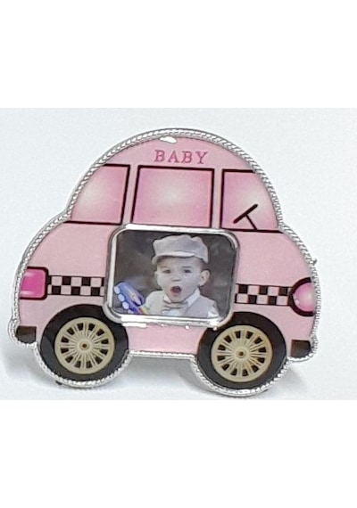 Araba Pembe Magnet Hediyelik 12 Adet Pembe