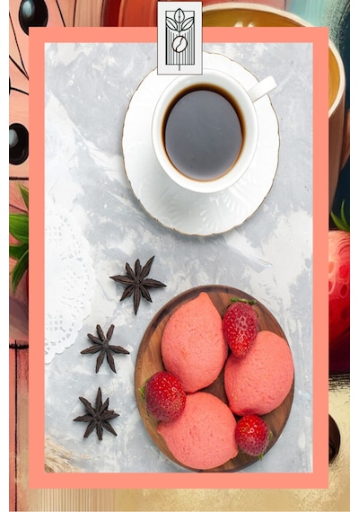 Strawberry Bean Coffee 200g, Çilek Aromalı Çekirdek Kahve Çekirdek Kahve
