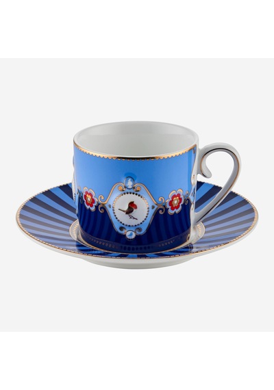 Mavi Porselen Çay Fincanı 200 Ml