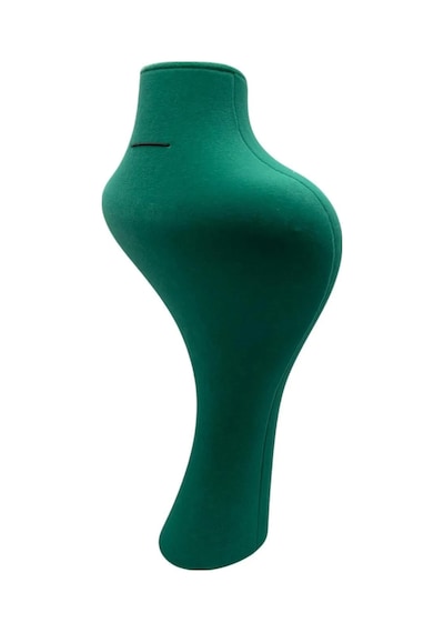 Yerli Üretim Zeus Model Süet Kumaş Yeşil Renk 42 / 22 Cm Takım Kolye Sergileme Mankeni Çok Renkli