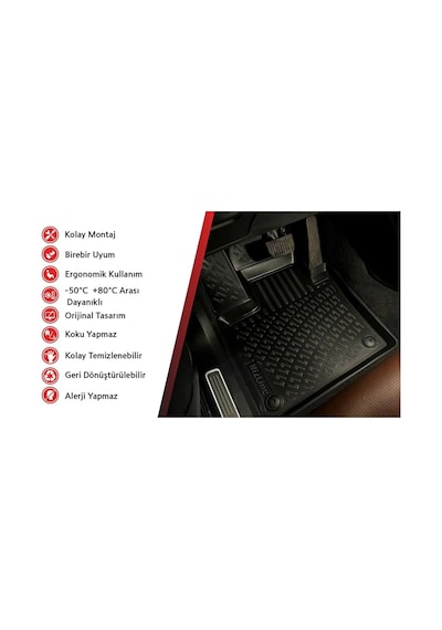 Bmy Oto Aksesuar Subaru Forester 2013-2018 Bagaj Havuzu