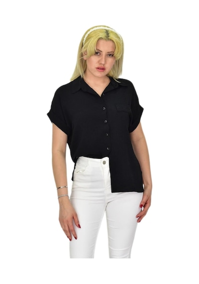 Kadın Ayrobin Kısa Kol Gömlek Bgl-st03695 001