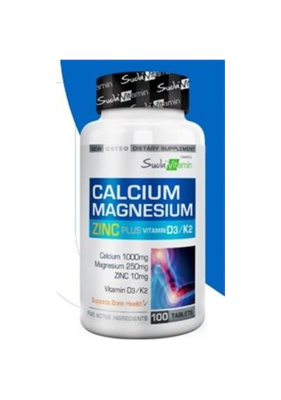 Calcium Magnesium Zinc Plus 100 Tablet Kalsiyum - Magnezyum - Çinko