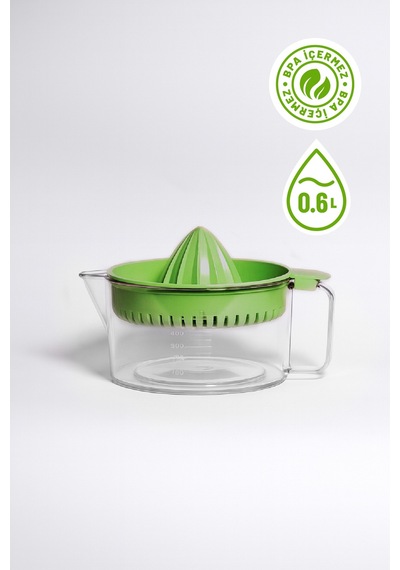 Hazneli Ve Ölçü Göstergeli Limon Ve Narenciye Sıkacağı, 0.60 L Plastik Diğer