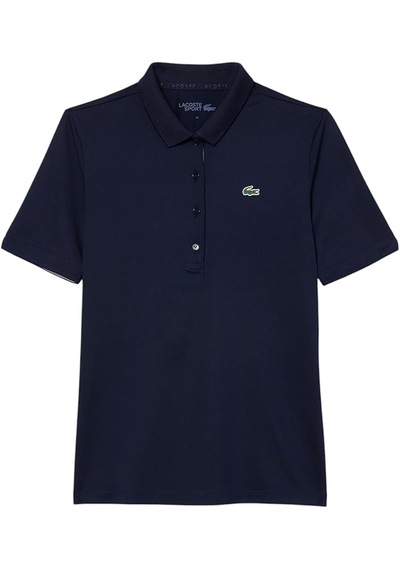 Lacoste Women's Sport Super Dry Golf Polo Shirt Lacivert
