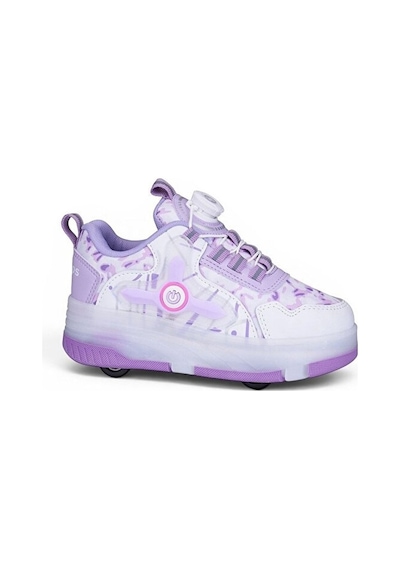 Ndrops 0034 Çocuk Işıklı Patenli Spor Ayakkabı Lila