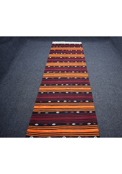Zehra Abla Halı Yeni El Dokuma Şaheser Nadir Sivas Yolluk Yün Kilim 7023 Çok Renkli
