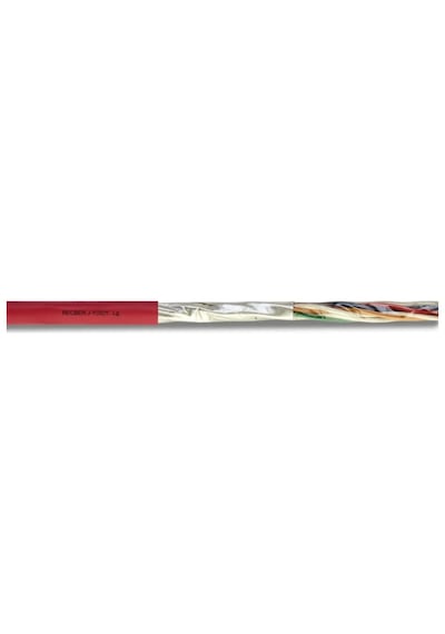 Reçber 2x2x0,80+0,40 Mm Jy St Y Yangın Alarm Kablosu Kırmızı Ekranlı 10 Metre