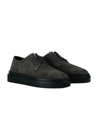 B Ca101 Camoscio Lavagna Sneaker Günlük Erkek Lu68404 Paciotti Plu68404ca 101men Shoe Grey S Siyah