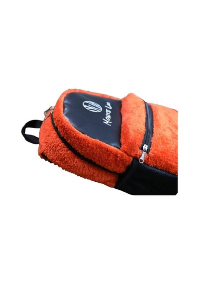 Monte Lui Mnt3637 Peluş Sırt Çantası Turuncu Siyah