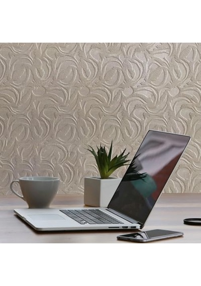Tink 3d Kendinden Yapışkanlı Duvar Kağıdı Yeni Nesil Akustik Keçe Panel Modern Desen 52x98 Cm Açık Gri, 2 Adet 1 M²