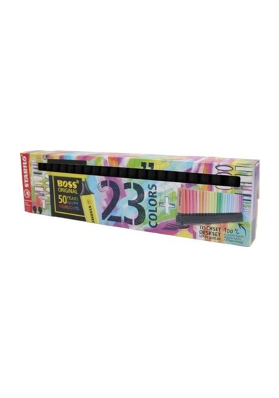 Fosforlu Kalem Boss Set 23lü Karışık