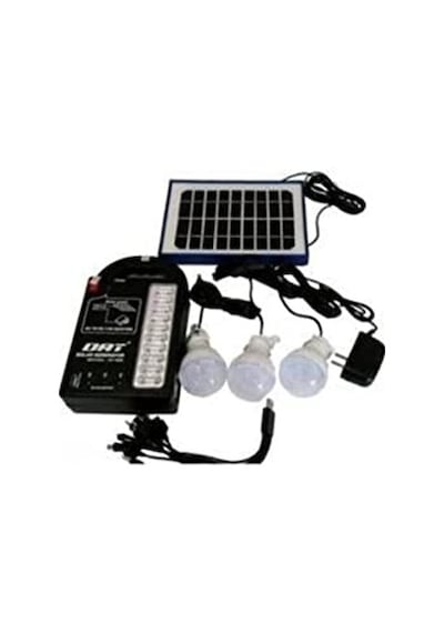 Dat At-999 Güneş Enerjili Solar Aydınlatma Cihazı 10 Parça Siyah