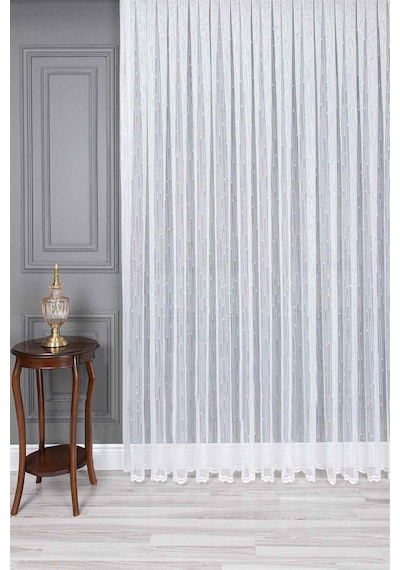 Evdepo Home Kullanıma Hazır Örme Tül Perde (540740972)