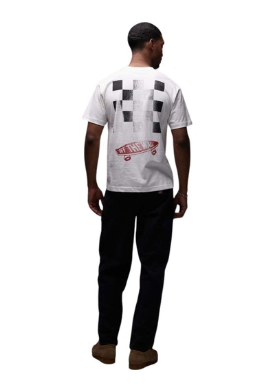 Vans Full Deck Ss Tshirt Erkek Beyaz T-shirt - Vn000t6v