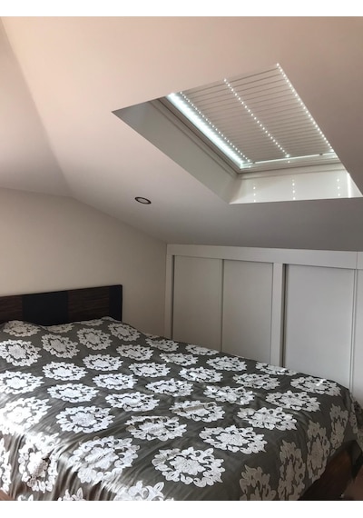 Beyaz Cam Balkon Ve Ofis Plisse Perde Plain001 Beyaz