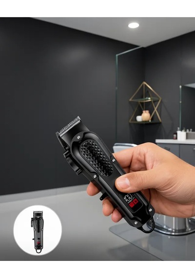 Astraltech Kablosuz Saç Sakal Tıraş Makinesi Sessiz Paslanmaz Çelik