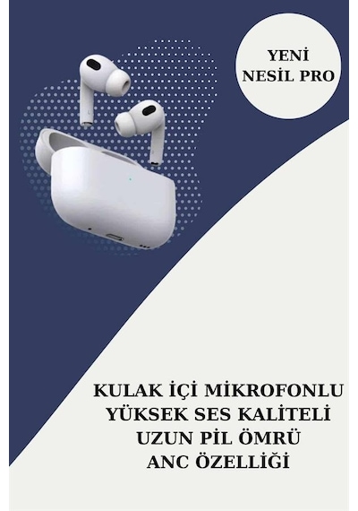 3 Kordonlu Pembe Amoled Ekran Akıllı Saat Ve Yeni Nesil Pro Kablosuz Bluetooth Kulaklık Anc/enc Standart