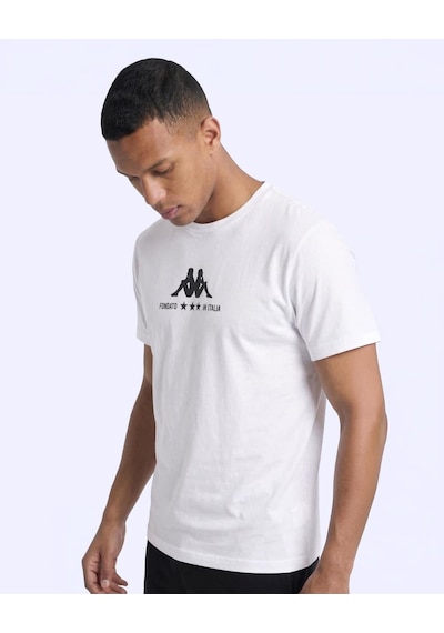 Kappa Fontado Tee Erkek Beyaz Regular Tişört