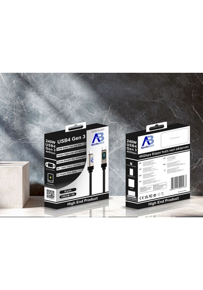 Apollobell Cch13-007 Usb4 Gen 3 Kablo