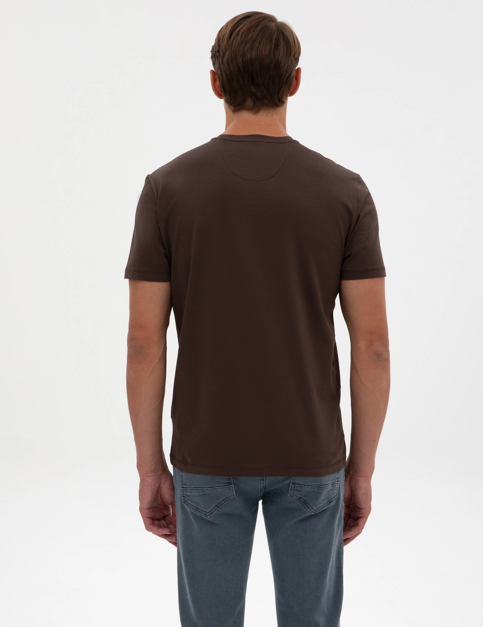 Pierre Cardin Erkek Kahverengi Tişört Basic 50320102-vr029 Kahverengi