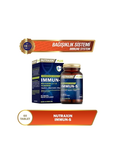 Tr Plus Immun-s 1,3-1,6 Beta-glukan 60 Tablet Takviye Edici Gıda