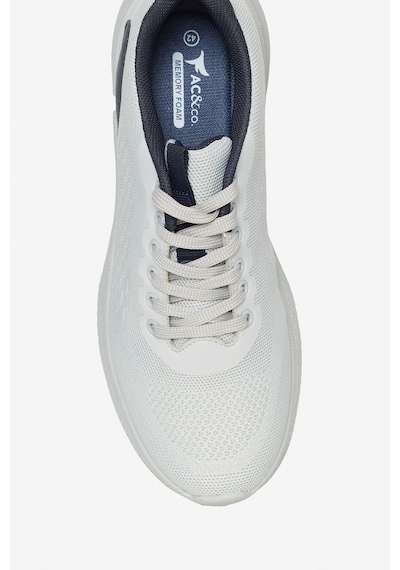 AC&Co / Altınyıldız Classics Erkek Grı Rahat Taban Spor Sneaker Ayakkabı Gri