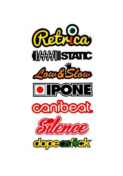 Retrica - Ipone - Static - Çoklu Sticker Renkli 1.Sınıf Kalite (496022499)