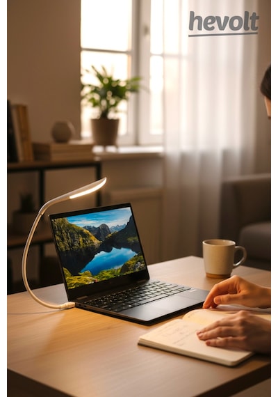Dokunmatik Usb Led Çalışma Kitap Okuma Işığı Pc Laptop Gece Lambası 3 Seviye Işık Beyaz Çok Renkli
