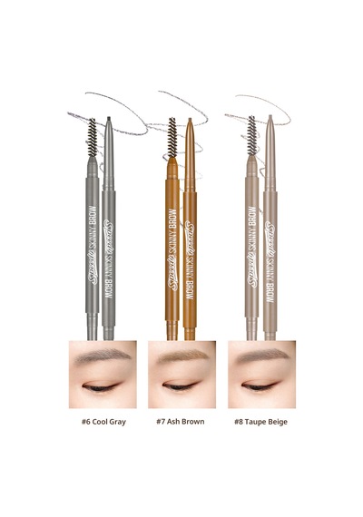 Peripera Speedy Skinny Brow 6 Cool Gray