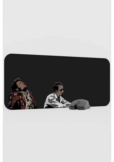 Fight Club Dövüş Kulübü Film V5 70x30 Xl Gaming Kauçuk Kaymaz Taban Mouse Pad Fare Altlığı