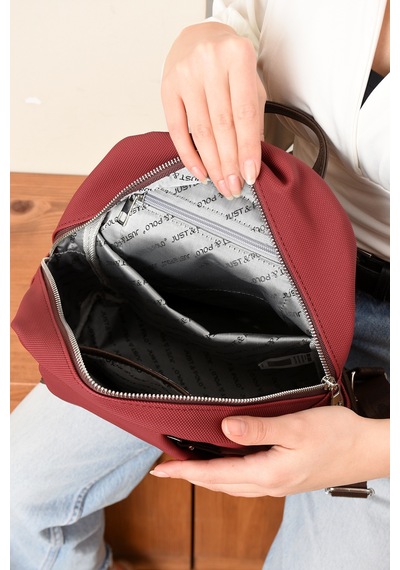 Sirt Cantasi Gunluk Sirt Cantasi Okul Cantasi Bordo Just Polo Jpm6026