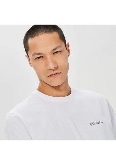 Columbia Cs0282 Csc M Basic Sm Logo Brushed Ss Tee Erkek T-Shirt 9110151100-12258 001