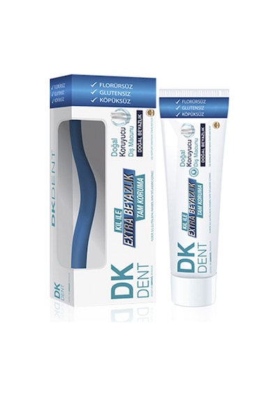 2 Adet Dk Dent Diş Macunu Klasik 75 Ml + Diş Fırçası