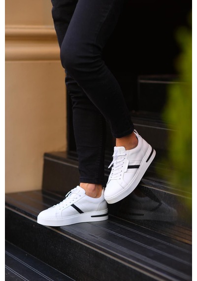 Serhat Özköroğlu-beyaz Erkek Sneakers Beyaz Beyaz