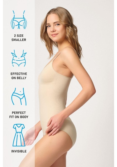 Ten Mı Emay 1925 Soft Pedli Çıtçıtlı Body Ten