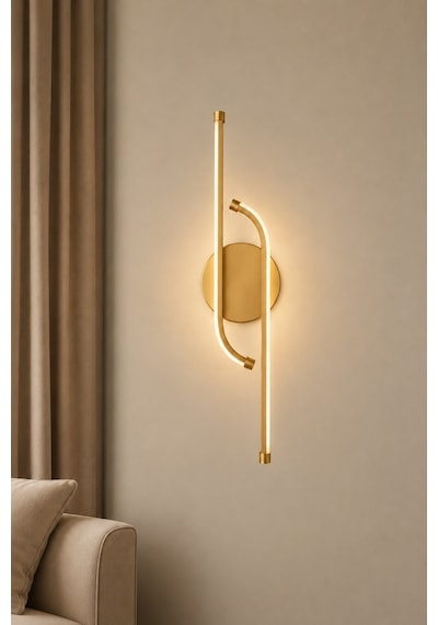 AvizeGO Unis Modern Led Duvar Apliği Günışığı Eskitme