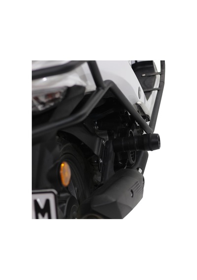 GP Kompozit Honda Dio 2021-2022  Uyumlu Egzoz Koruma Takozu Siyah